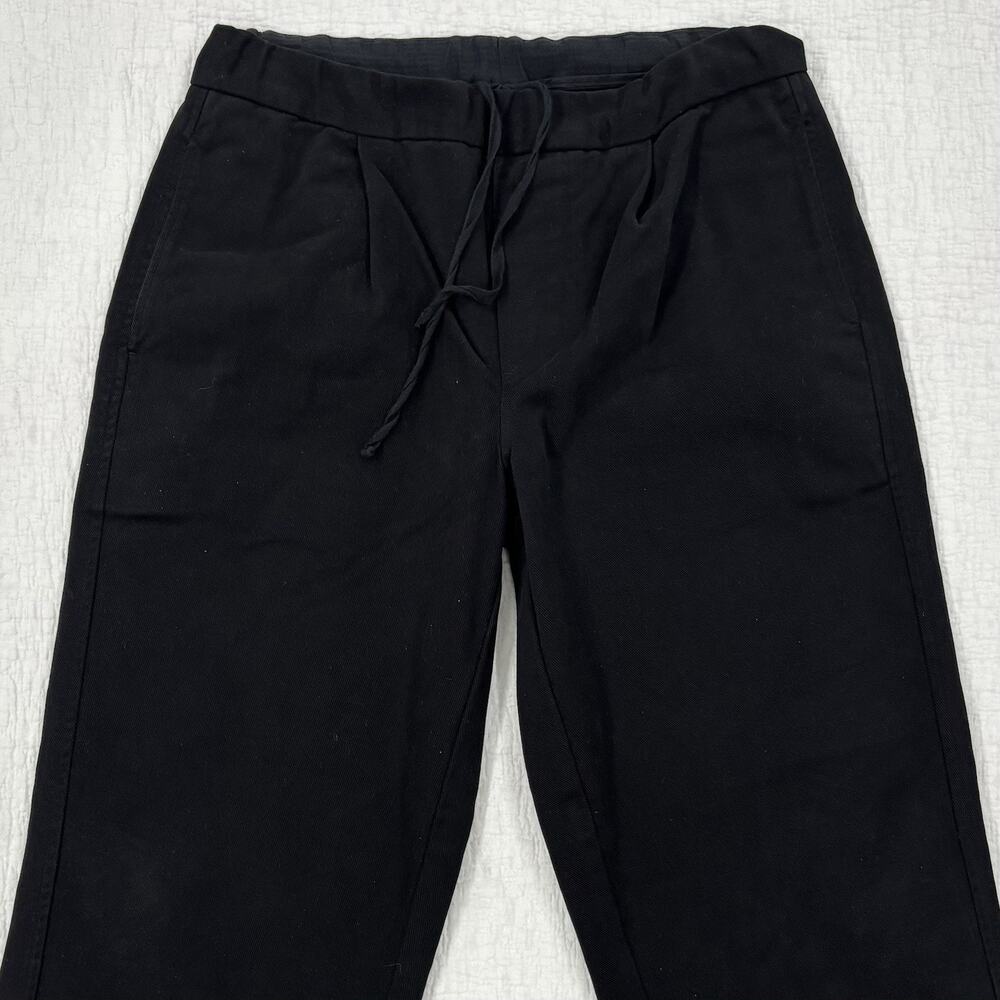 Knickerbocker NYC Pants Mens Size Small Black Pleated Cotton
